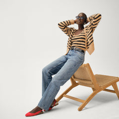 The Almond Slingback - Lollipop Red