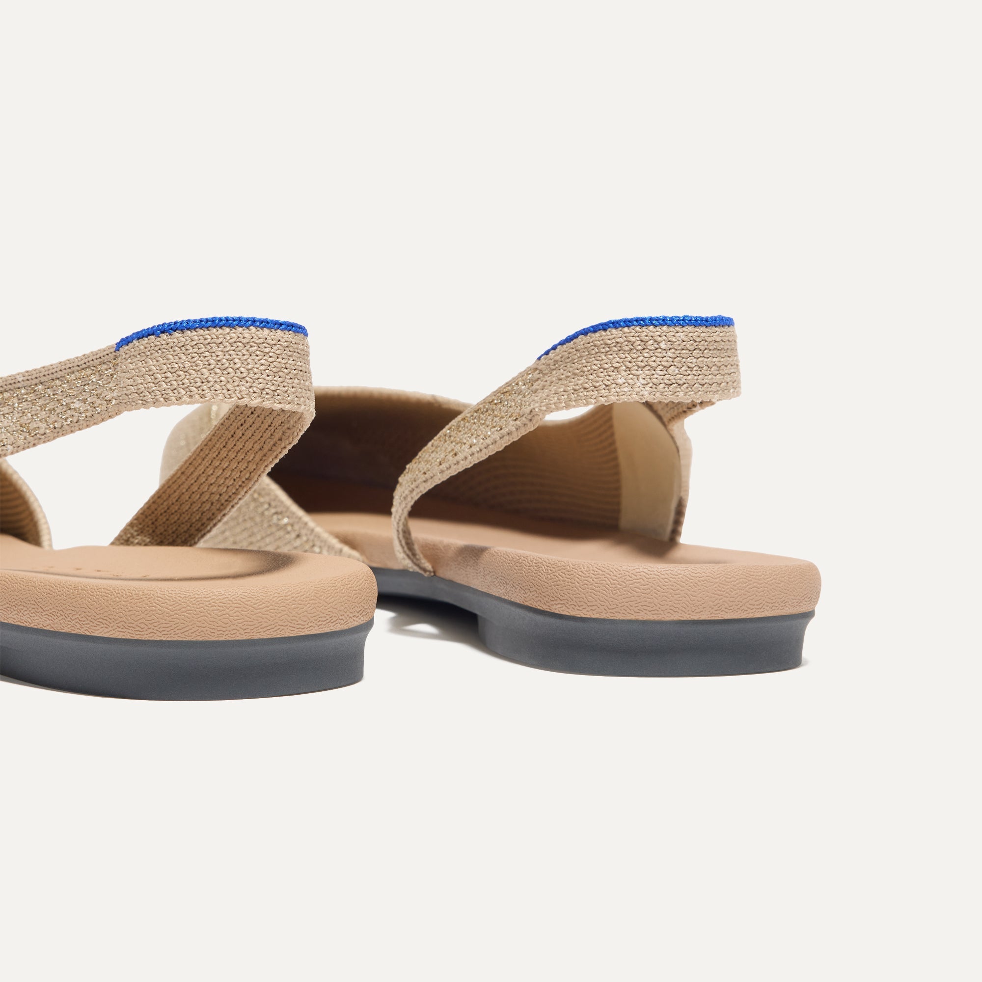 The Almond Slingback - Metallic Prosecco