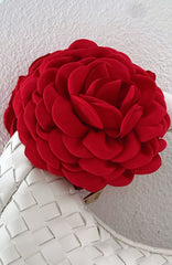 Zephyr Hair Clip Deep Red